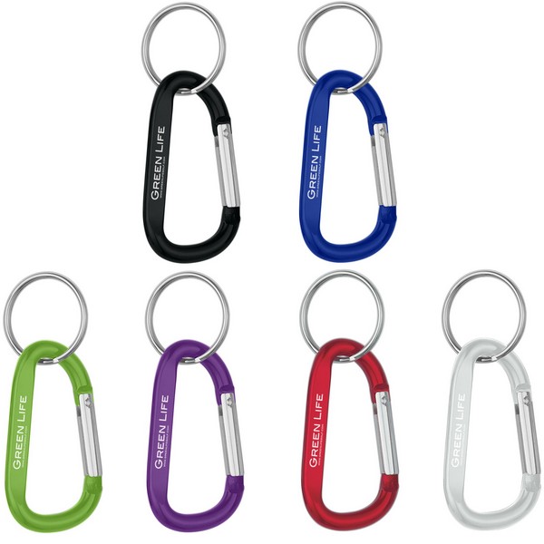 KH2082 8mm Carabiner With Split Ring And Custom...